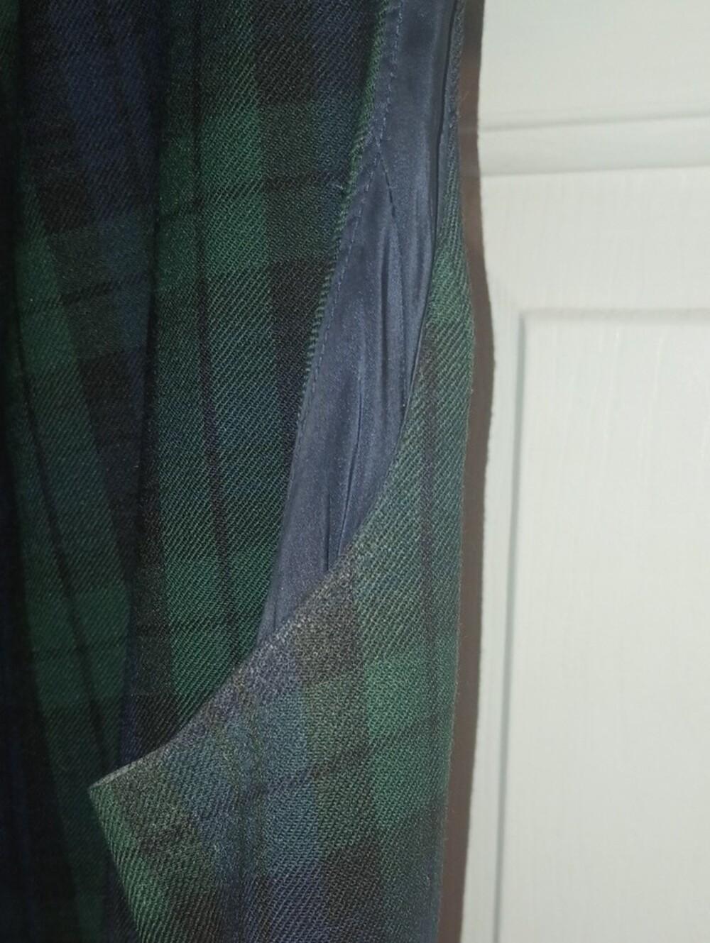J. Crew Belted sheath dress in Black Watch tartan - Picture 11 of 12